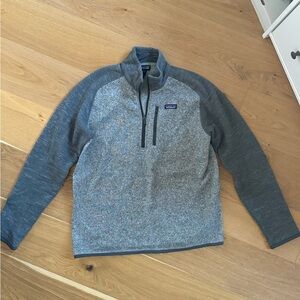Patagonia Gray Quarter-Zip Pullover